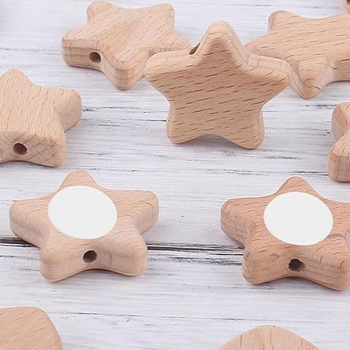 Miniatura 5 de Exhibición de fotos para colgar, marcos de fotos en forma de estrella, cuerdas de cáñamo de 26.2 ft con 30 clips, ganchos autoadhesivos, sin