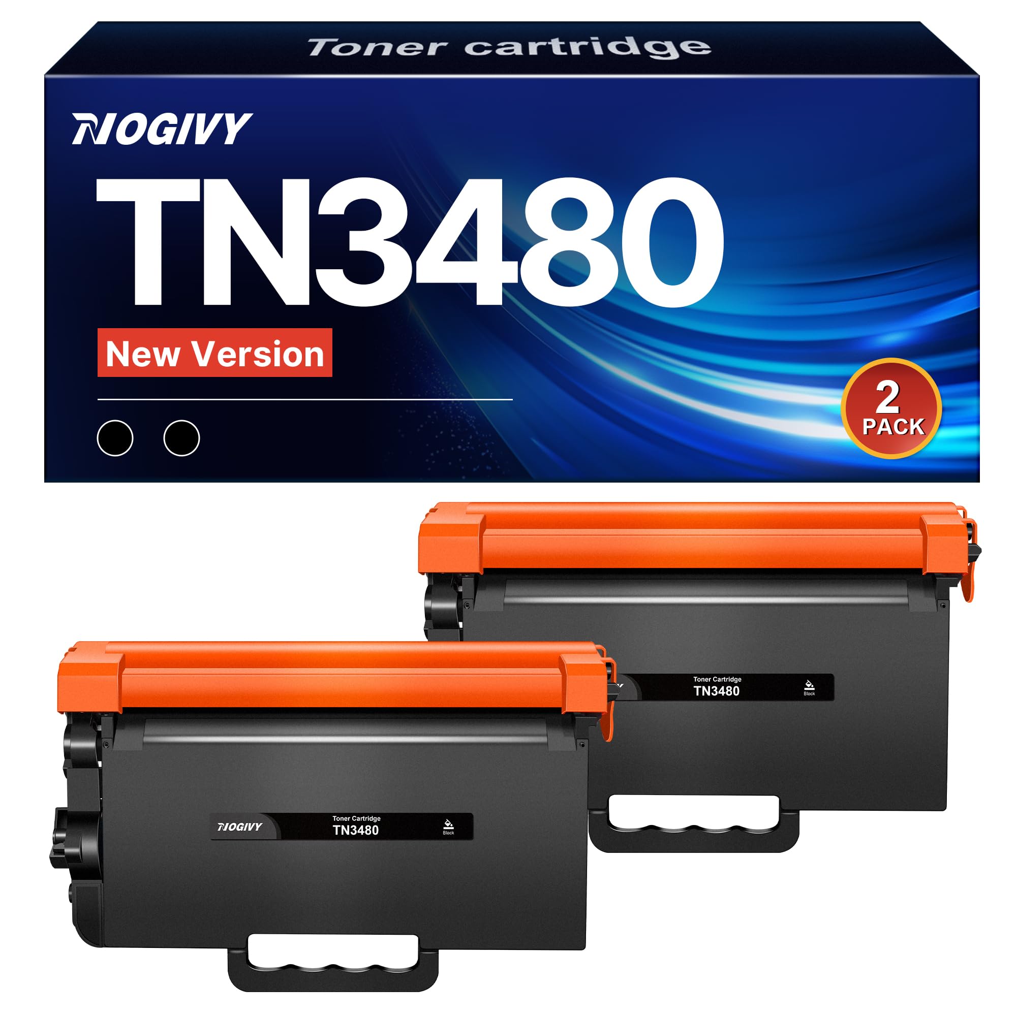 TN3480 TN3430 ErsatzToner kompatibel für Brother TN-3480 TN 3480 HL-L5100DN MFC-L5750DW Toner MFC-L5700DN HL-L5200DW DCP-L5500DN HL-L6400DW HL-L5000D HL L5100DNt TN-3480 TN3430 TN-3430 (2 Schwarz)