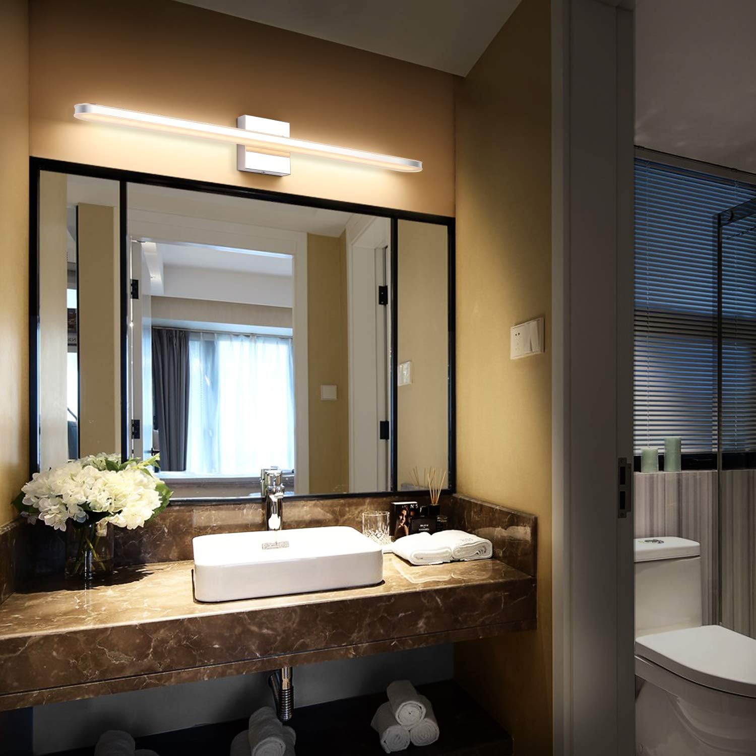 Uр Tо 60% оƒƒ LED Bathroom Vanity Lighting Fixtures Long Shade Stainless Steel Bath Mirror Lamps Wall Lights Wееklу Tор Sаlе LED Bathroom Vanity Lighting Fixtures Long Shade Stainless Steel Bath Mirror Lamps Wall Lights