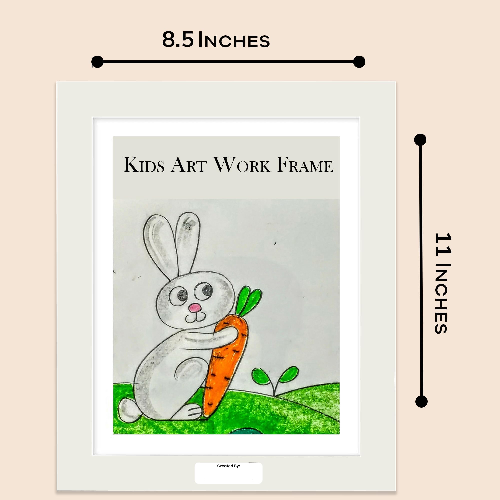 [Upgraded] 3-Pack Kids Artwork Frames changeable - Kids Art Frame, Kids Art Frames Holds 50 to 80 pcs, Wall Mounted & Self Standing Frame for Children Schoolwork, Home or Offices (White, 3-Pack & 8.5”x11”)