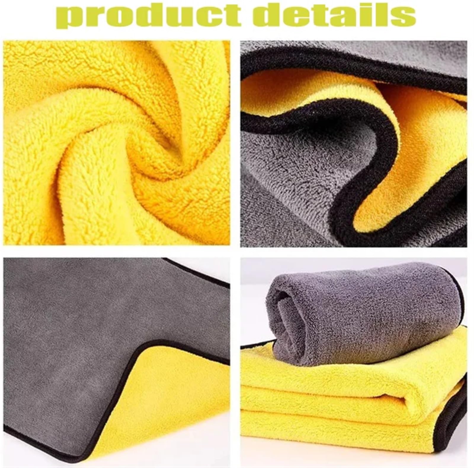 Panno Per La Pulizia 10/5 PCS Lavaggio Auto Asciugamano In Microfibra Pulizia Auto Asciugatura Del Panno Asciugamano Asciugamano Cura Dell'auto Detailing Asciugamano Lavaggio Auto Forniture(30x60cm-10