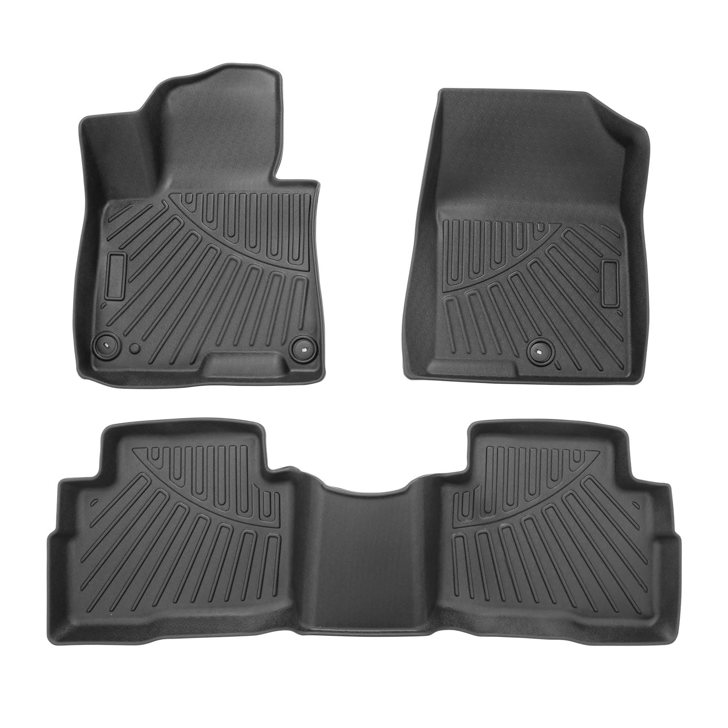 Custom Fit for Floor Mats 2023-2025 Kia Sportage (Only Fits for Hybrid) All Weather Protection TPE Black Heavy Duty Non-Slip Car Mats 1st&2nd Row Floor Liners Interior Automotive Accessories