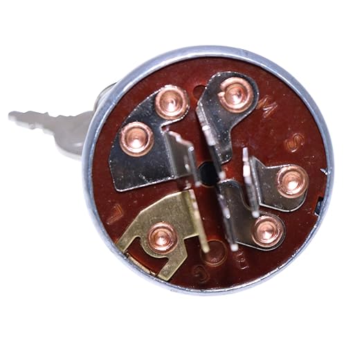 Miniatura 5 de ZTUOAUMA Interruptor de encendido de 3 posiciones y 5 terminales STD365402 24688 725-0267 925-0267 21064 42106 Reemplazo para MTD Craftsman John