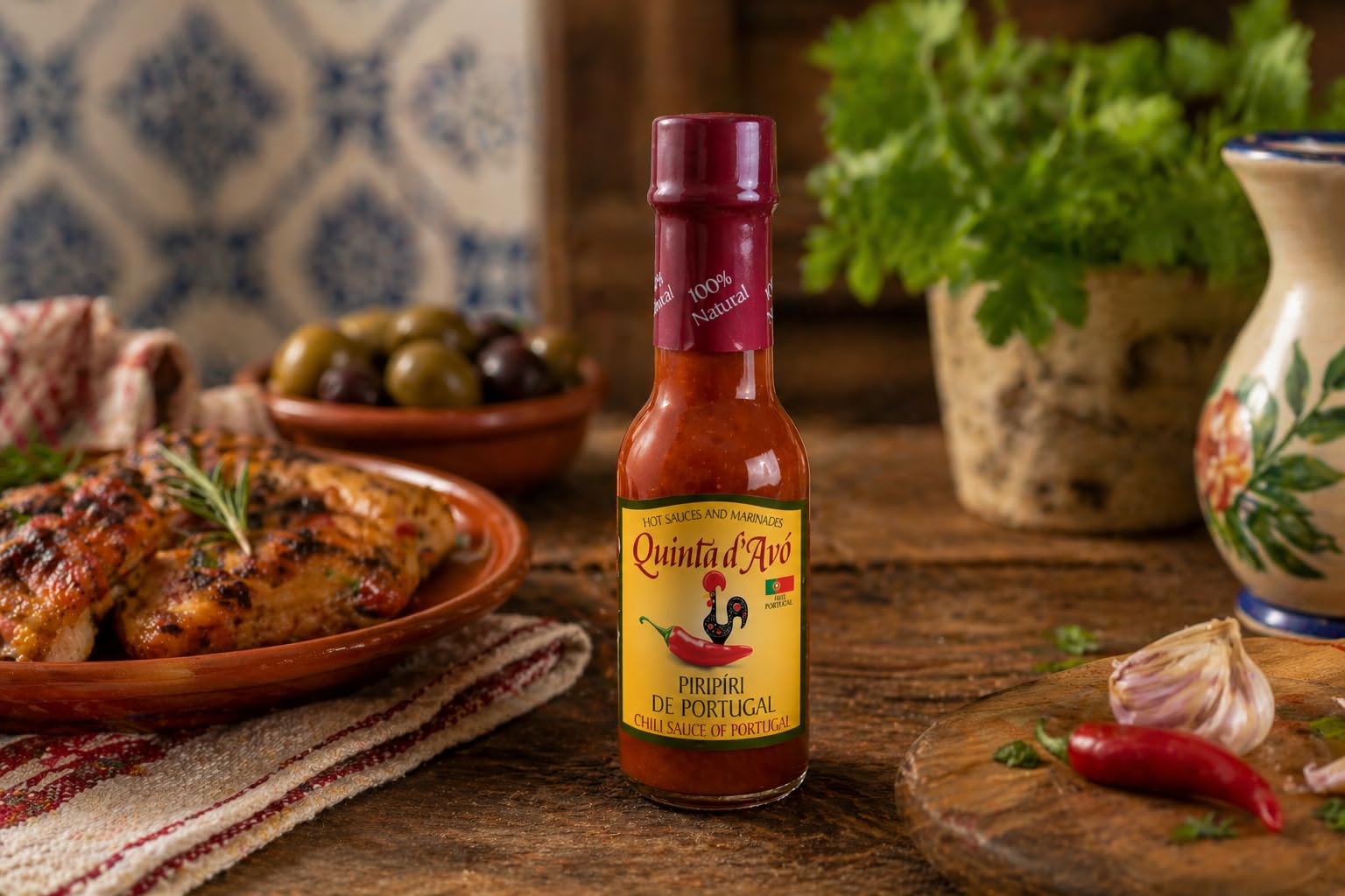 Salsa Picante Portuguesa Quinta d'Avó Piri Piri Hot Sauce 95ml