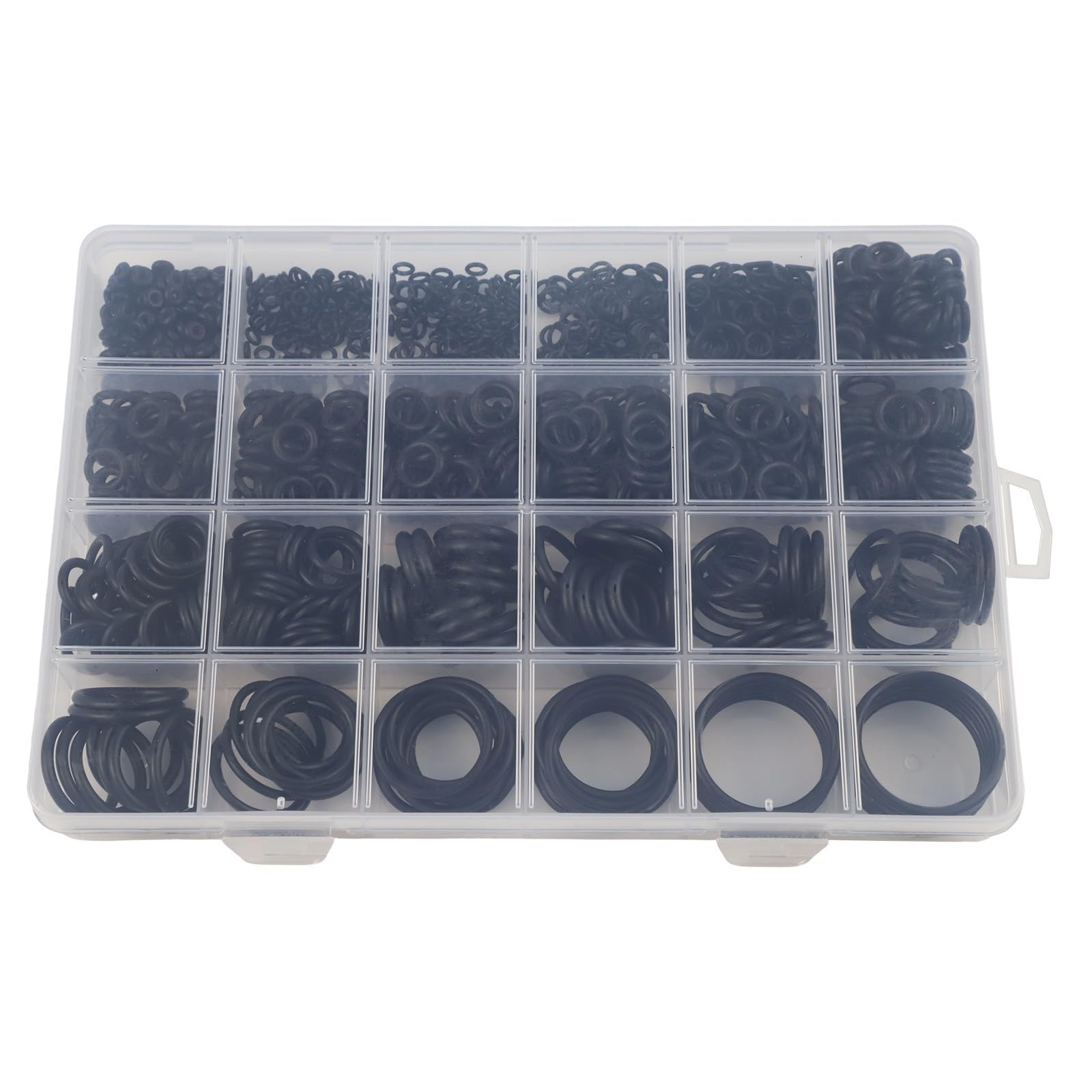 O-for Kit de juntas de anillo de 1020 piezas de juntas de nitrilo para reparación de fontanería de aire acondicionado de coche, con caja de almacenamiento y herramientas de gancho