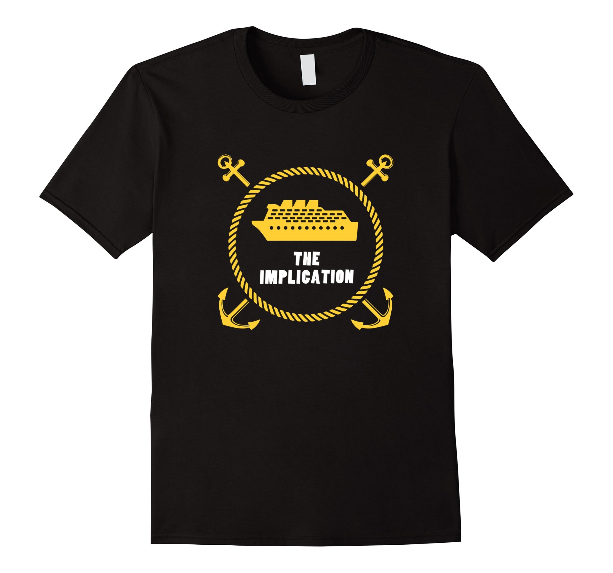 The Implication Black Boat T Shirt
