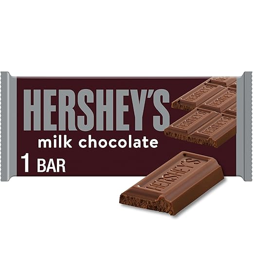 HERSHEY'S Milk Chocolate Candy Bar, 1.55 oz