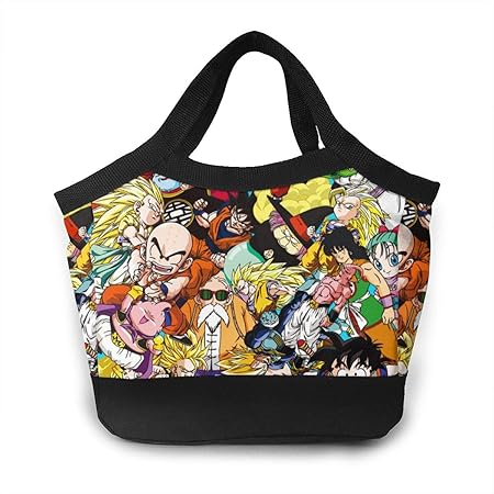 Amazon ドラゴンボールキャラクター大集合 ランチバッグ お弁当袋 クーラーバッグ トートバッグ 保冷保温 大容量 5 5 12 Cm 冷却剤は含めない ランチバッグ ランチ巾着 ランチベルト オンライン通販