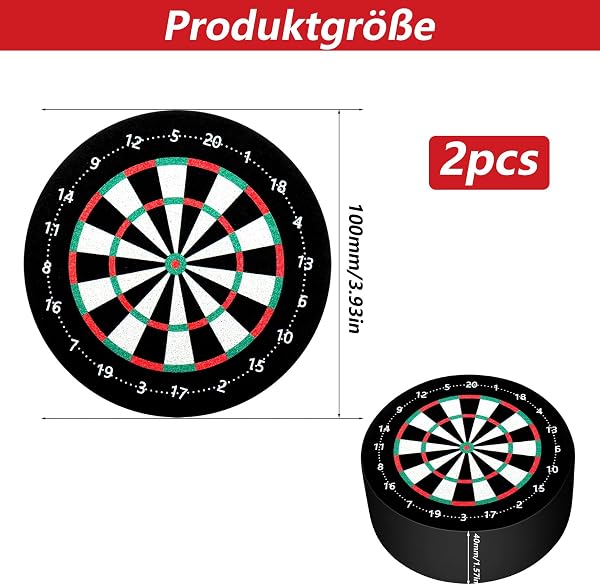 2 Pcs Support Flechette, Support Cible Fléchettes, Porte Flechette, Accessoire Flechettes, Dartboards Dart Station, Station de Fléchettes en Acier à Pointe Souple - 2