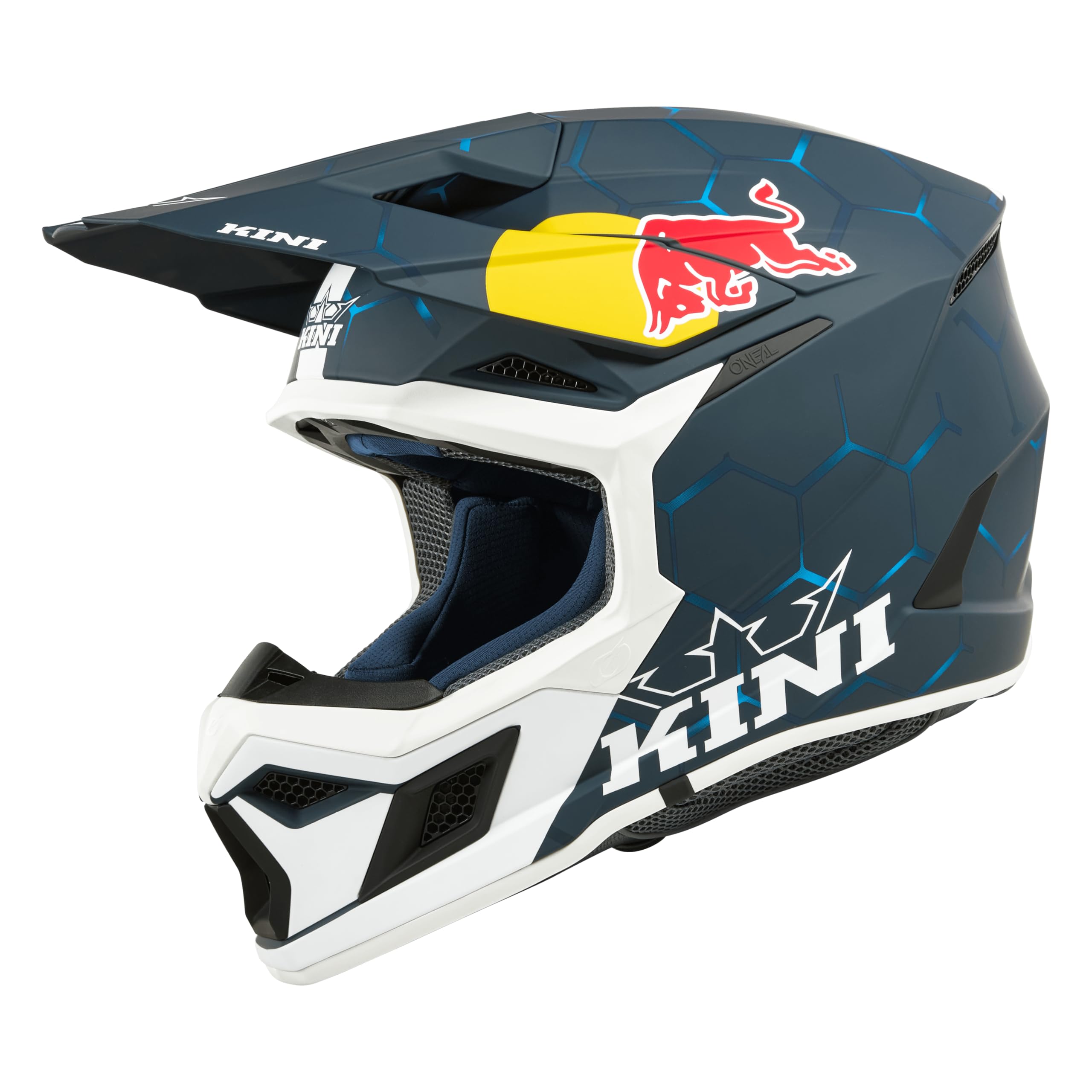 MX3 Motocrosshelm Jugendhelm Kini Red Bull 1.0 blau/weiß L