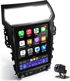 12.1" Car Radio Upgrade for Ford Explorer 2011-2019,Wireless CarPlay Android Auto,Android 13 Head Unit with WiFi SWC GPS 1080P Backup Camera 4+64GB