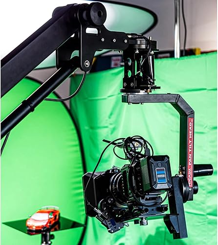 Miniatura 9 de PROAIM Cabezal de inclinación motorizado de 2 ejes con control de palanca de mando de 12 V para grúa de horquilla de cámara Movimiento