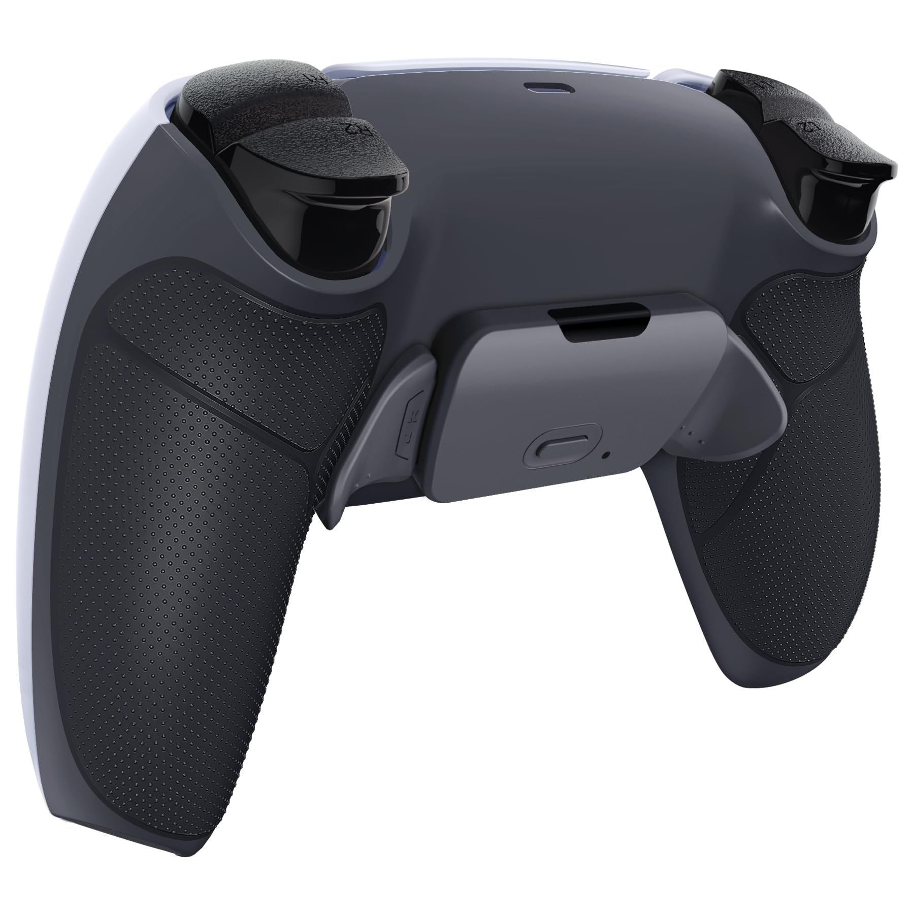 eXtremeRate Rise V3 Remap Kit per ps5 Controller BDM-030/040/050,Back Button Levette Posteriore per ps5 Joystick,Tasti Aggiuntivi&Cover Grip Gommato per Joypad,Senza Controller,Grigio Scuro