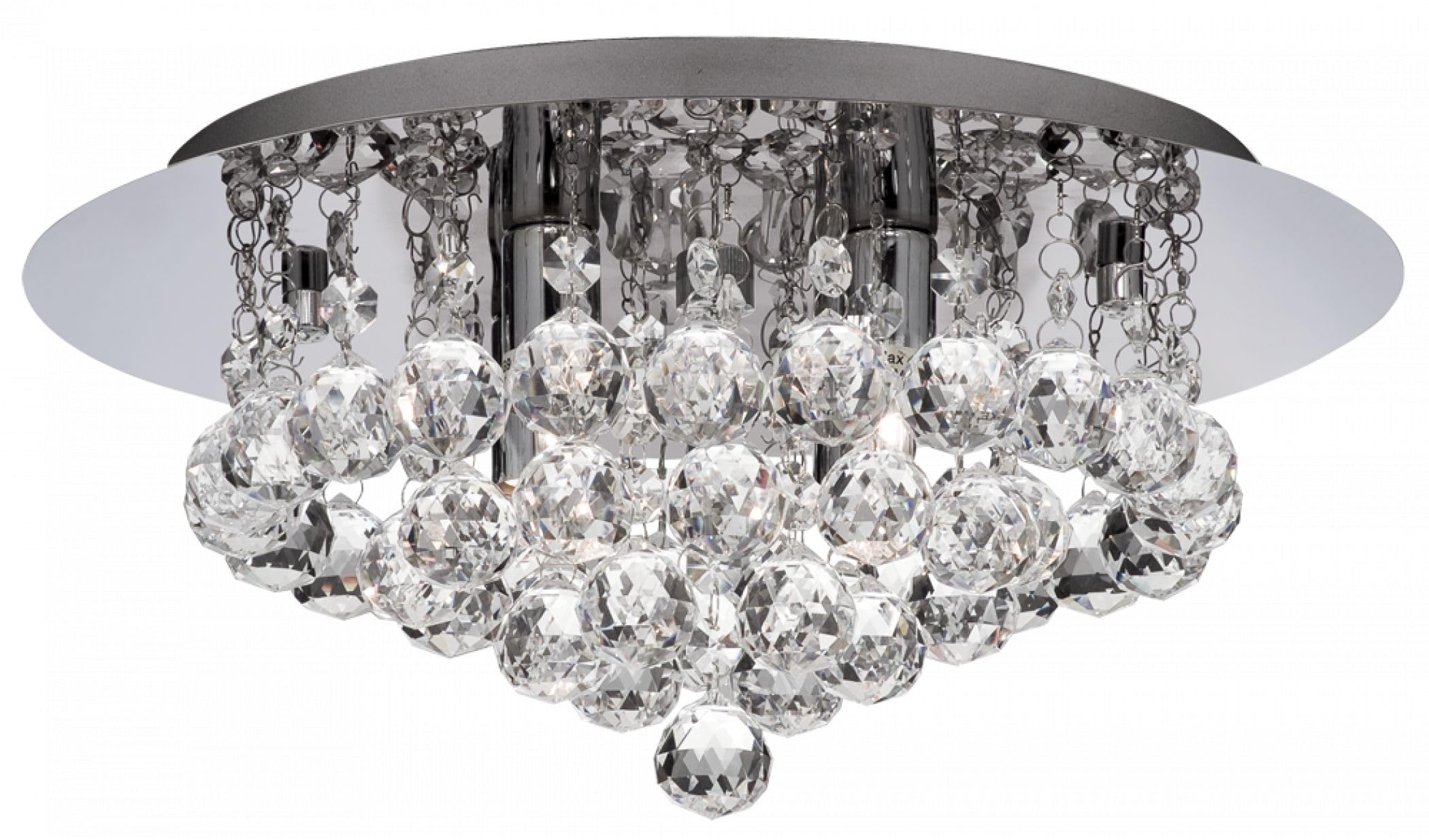 Searchlight Chrome Hanna 3404-4Cc 2 Semi Flush