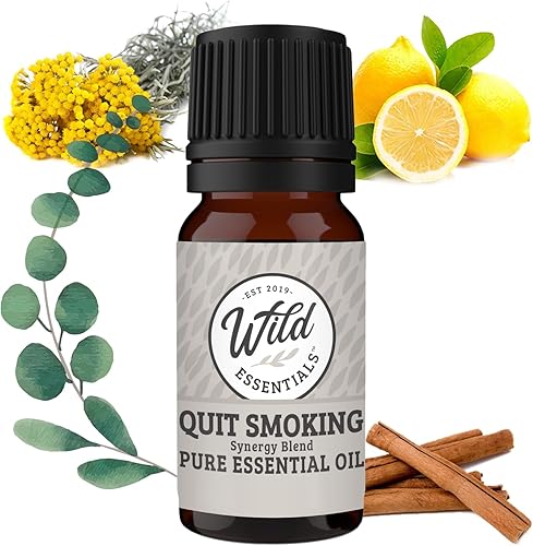 Wild Essentials - Mezcla de sinergia de aceite esencial 100% puro, 0.3 fl oz, grado premium, uso para ayudar a calmar los antojos de la manera