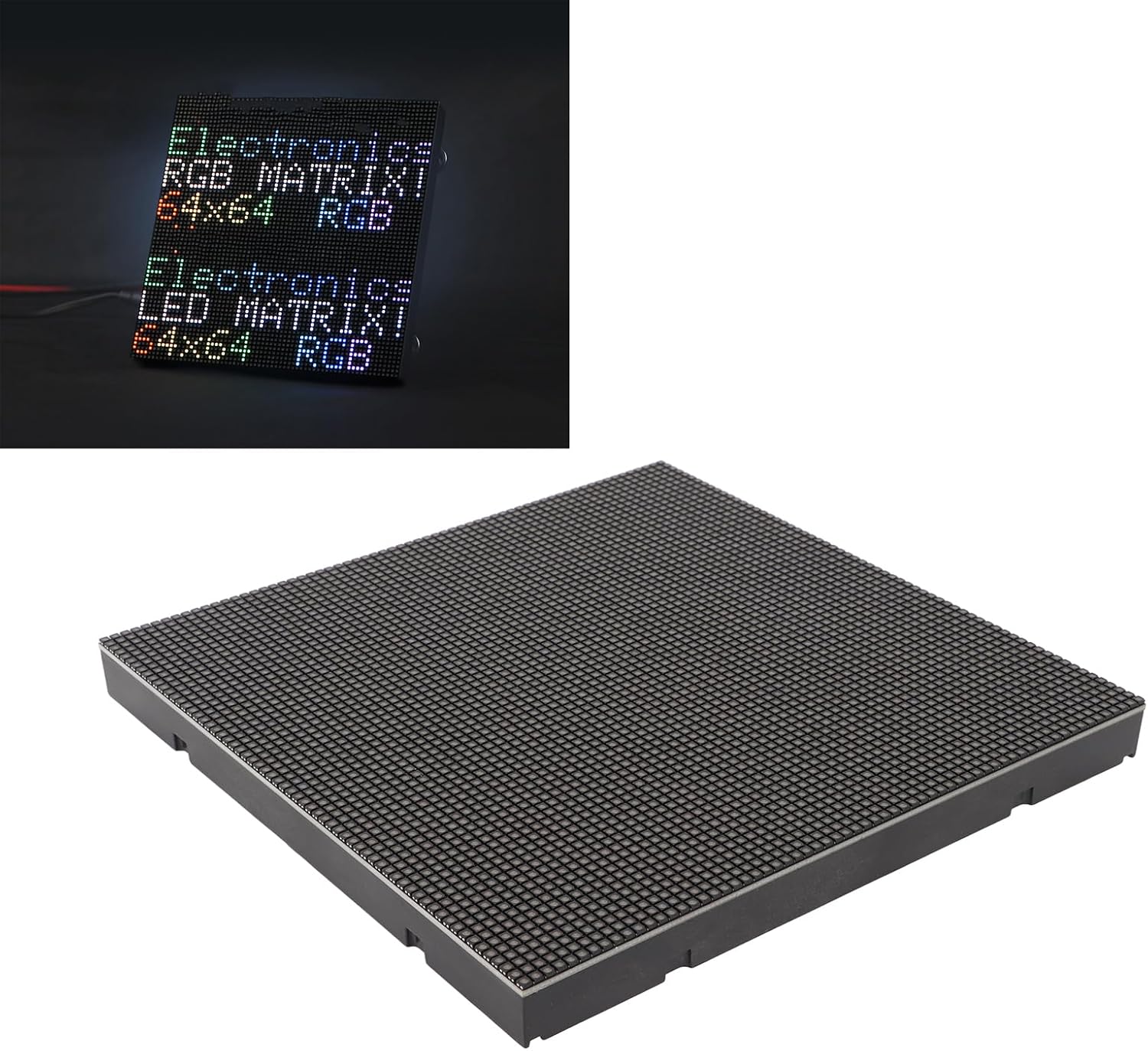 LED Matrix Panel, 64x64 4096 DOTS 2.5mm Pitch LED FPCB Full Color ...