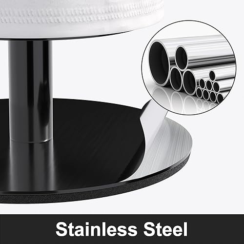 Miniatura 10 de Soporte de papel higiénico de níquel cepillado para almacenamiento de papel higiénico de baño, soporte de papel higiénico independiente de acero