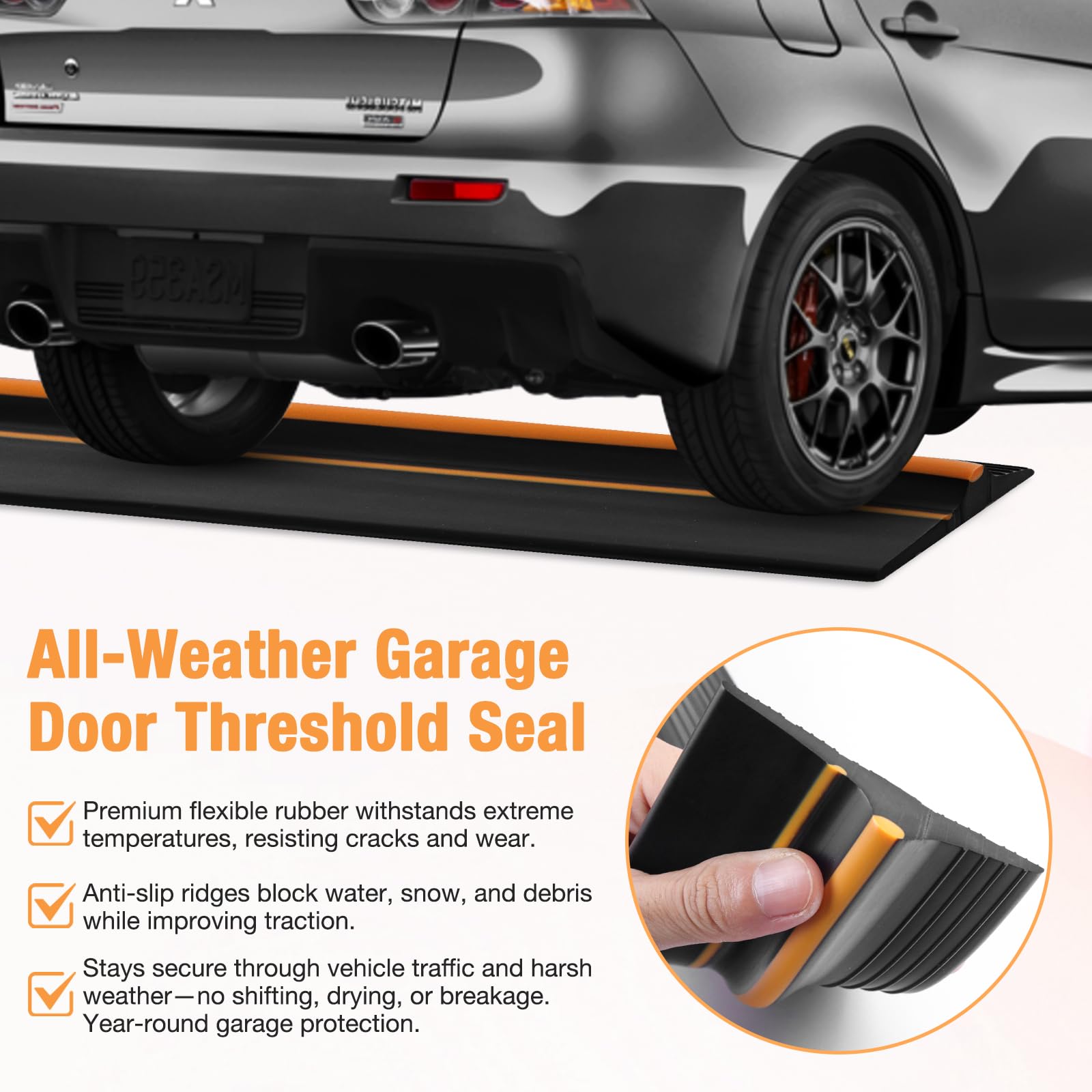 5 m rubber strip garagedeur bodem weer afdichting trim t-end buffer anti-collision demping strip voor 16 brede deuren kopen? | Korting tot 48