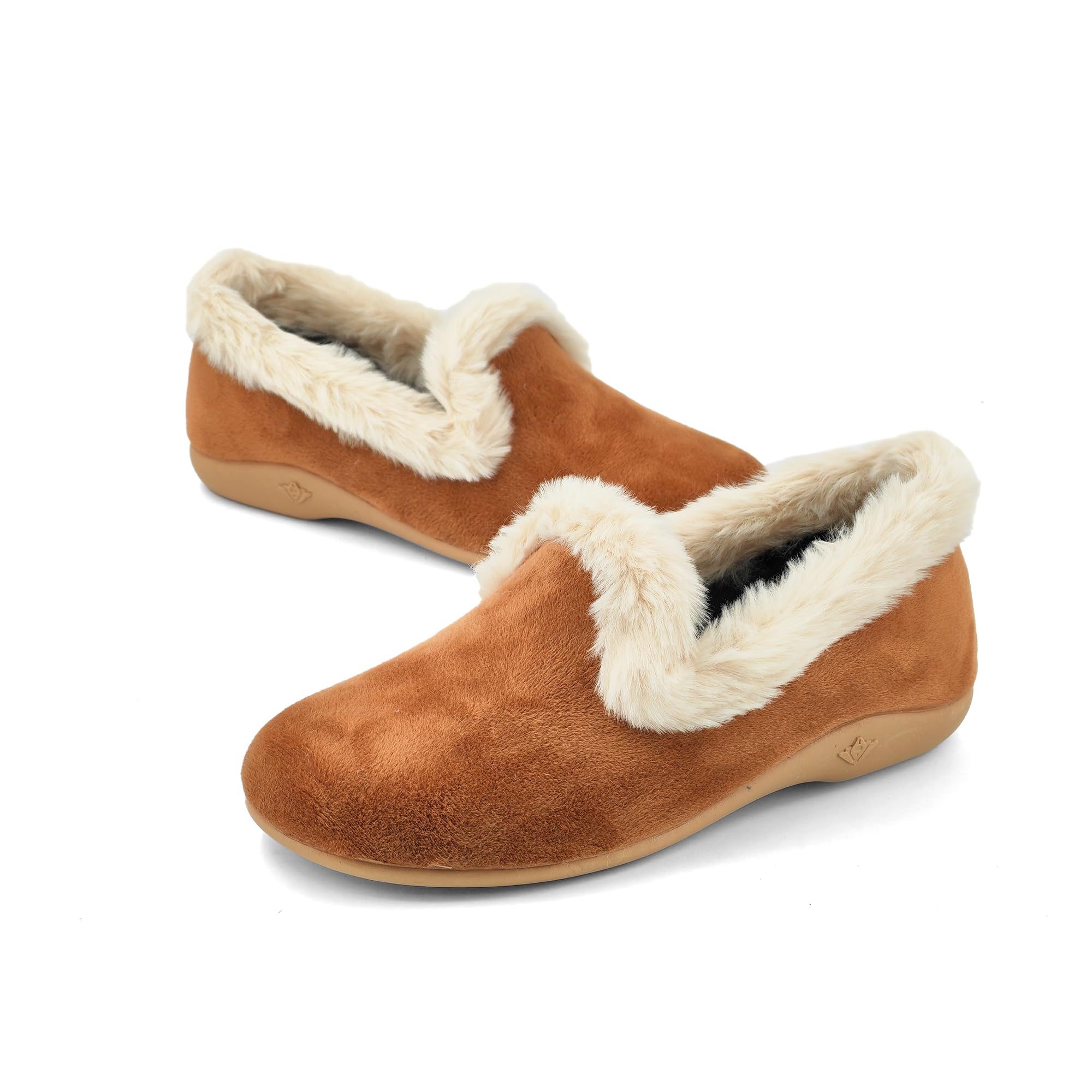 JOMIX Pantofole Donna Invernali Chiuse Ciabatte Ballerine Calde da Casa
