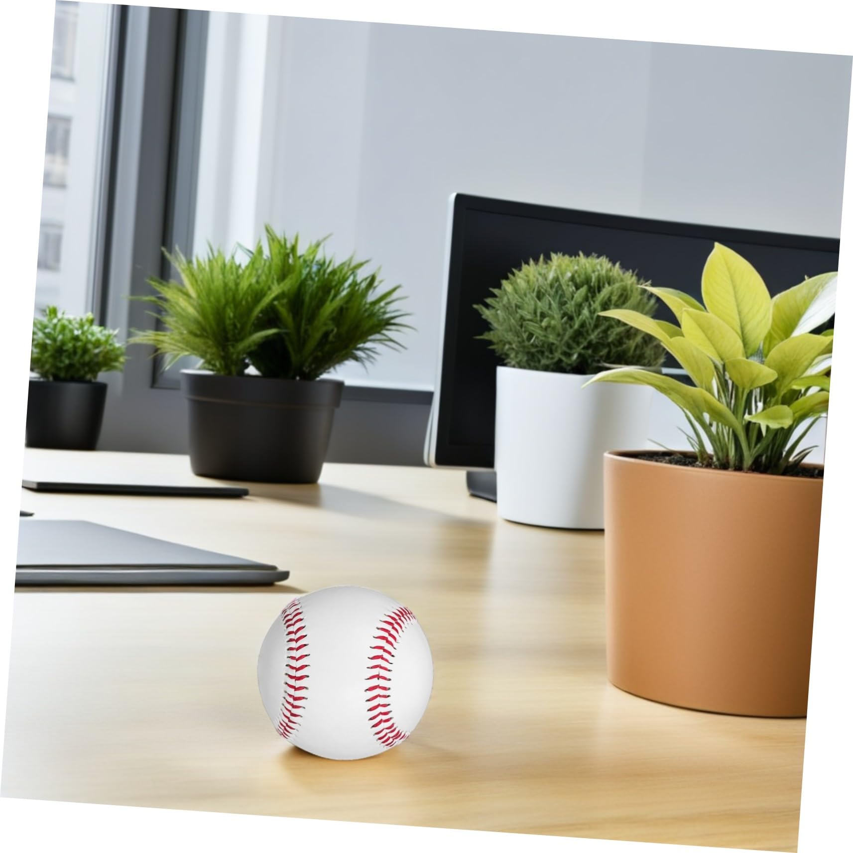 6 Piezas Unidades de de Entrenamiento de Béisbol con Alta Elasticidad y Superficie Antideslizante para Mejorar y Atrapada Resistentes Trayectoria Estable para Interior y Exterior