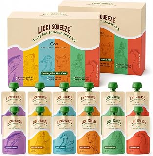 OPET Pate Wet Cat Food Lickable Bisque Treats, 3oz Pouch (Pack of 12) | Grain Free, No By-Product, No Fillers, Thick & Squeezable, Pouch