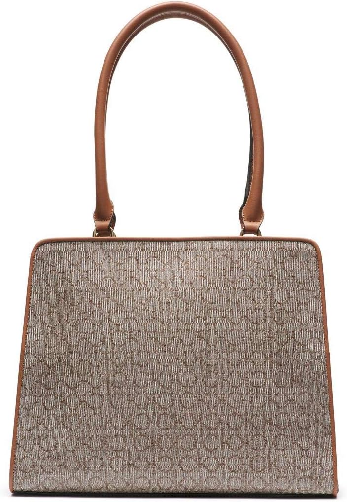 Calvin Klein womens Margot Textured Logo Emboss Tote - Image 2