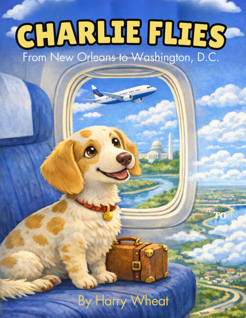 Charlie Flies from New Orleans to Washington, D.C: 3 (A Charlie Adventure Book)