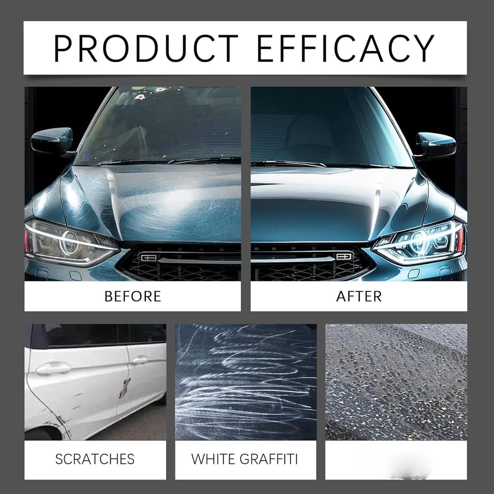 Mastic Céramique Pour Voiture – Revêtement De Peinture Hydrophobe 100 Ml | Vernis Voiturre Crystal Shine, Kit De Revêtement De Protection De Véhicule Pour Soins De Peinture De Détail De Voiture, Uti