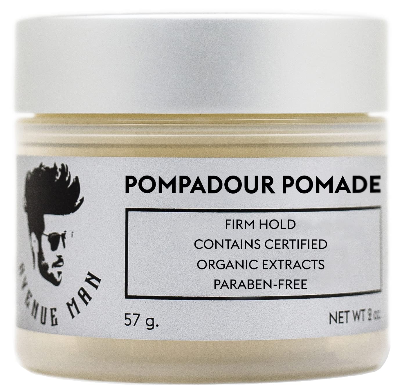 Avenue Man Clay Pomade for Men - Barber Grade Men's Hair Product - High-Hold Hair Paste with Herbal Extracts - High Shine Hair Gel for Man - Water Based Mens Clay - Travel Size, 2 fl Oz