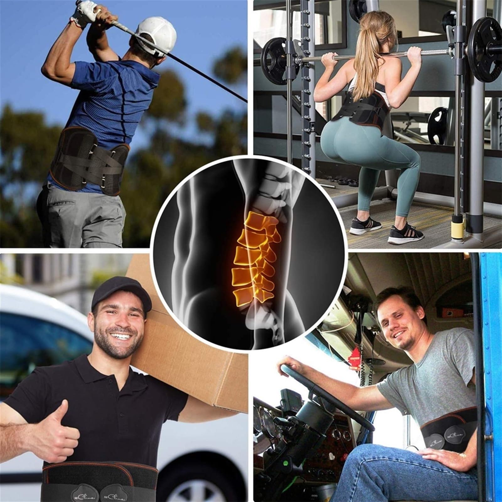 Tirantes for espalda baja, faja de cintura de entrenamiento, soporte de columna vertebral, cinturones de gimnasio, cinturón de Soporte Lumbar de cintura transpirable, Corrector deportivo de levantamie