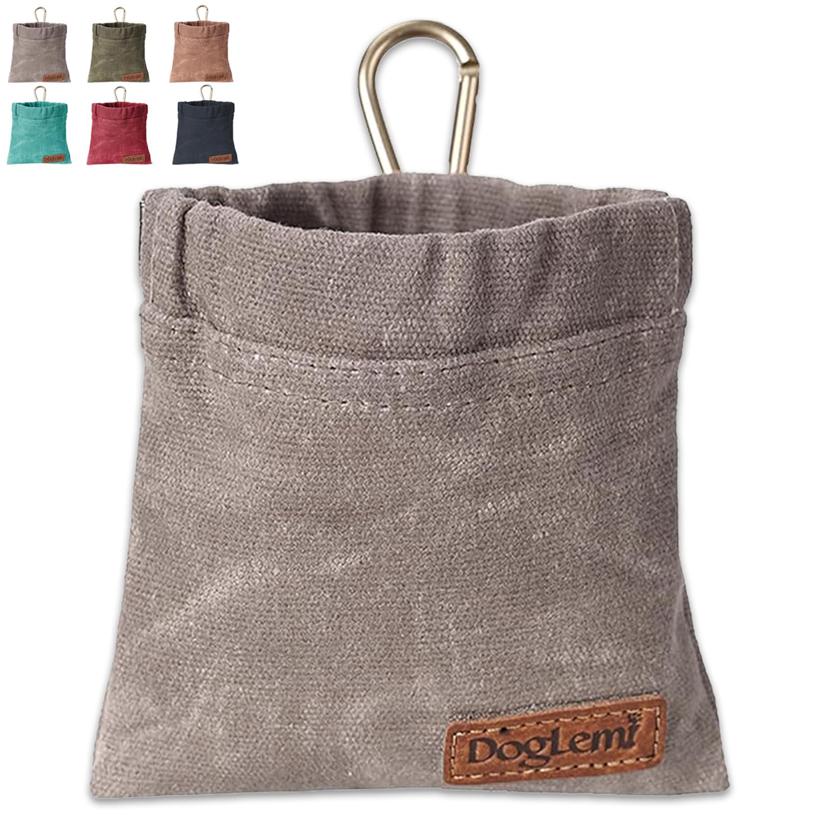 Duuclume Bolsa de golosinas para Perros, Bolsa de Entrenamiento para Cachorros, Bolsa Manos Libres, Incluye mosquetón, para Viajes o Uso al Aire Libre