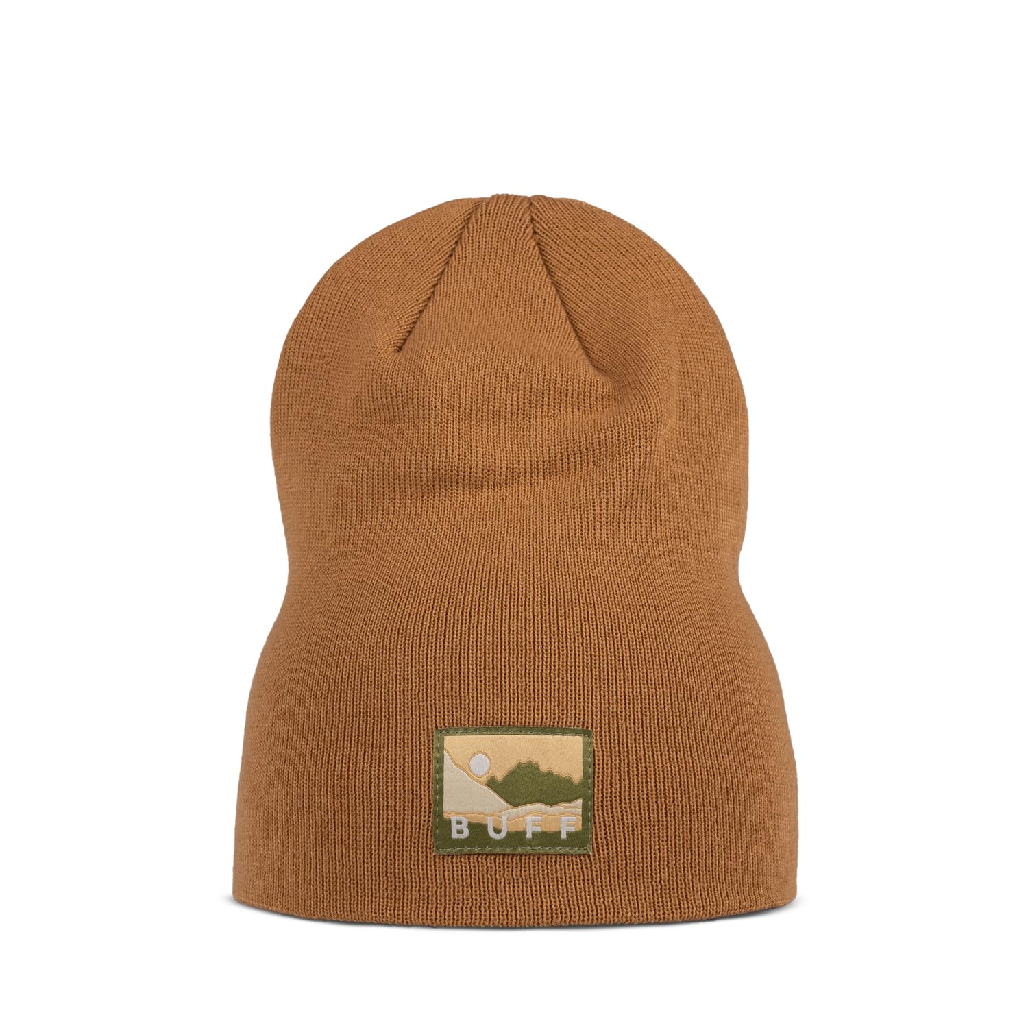 Buff Knitted Beanie Lilon Long Peanut Unisex Adult