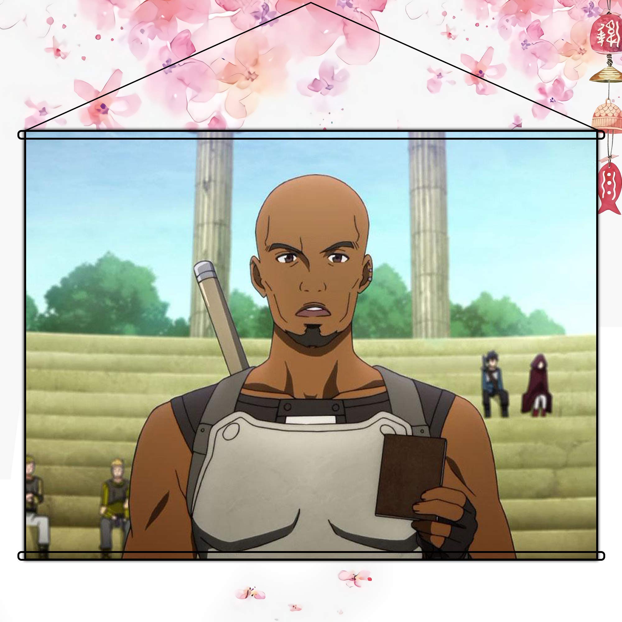 Amazon.co.jp: ポスター 掛ける絵 掛け軸 巻 Sword Art Online ソードアート?オンライン SAO  アンドリュー?ギルバート?ミルズ Andrew Gilbert Mills ポスター掛ける絵 インテリア アニメ 部屋飾り ＨＤ 約90cmX60cm