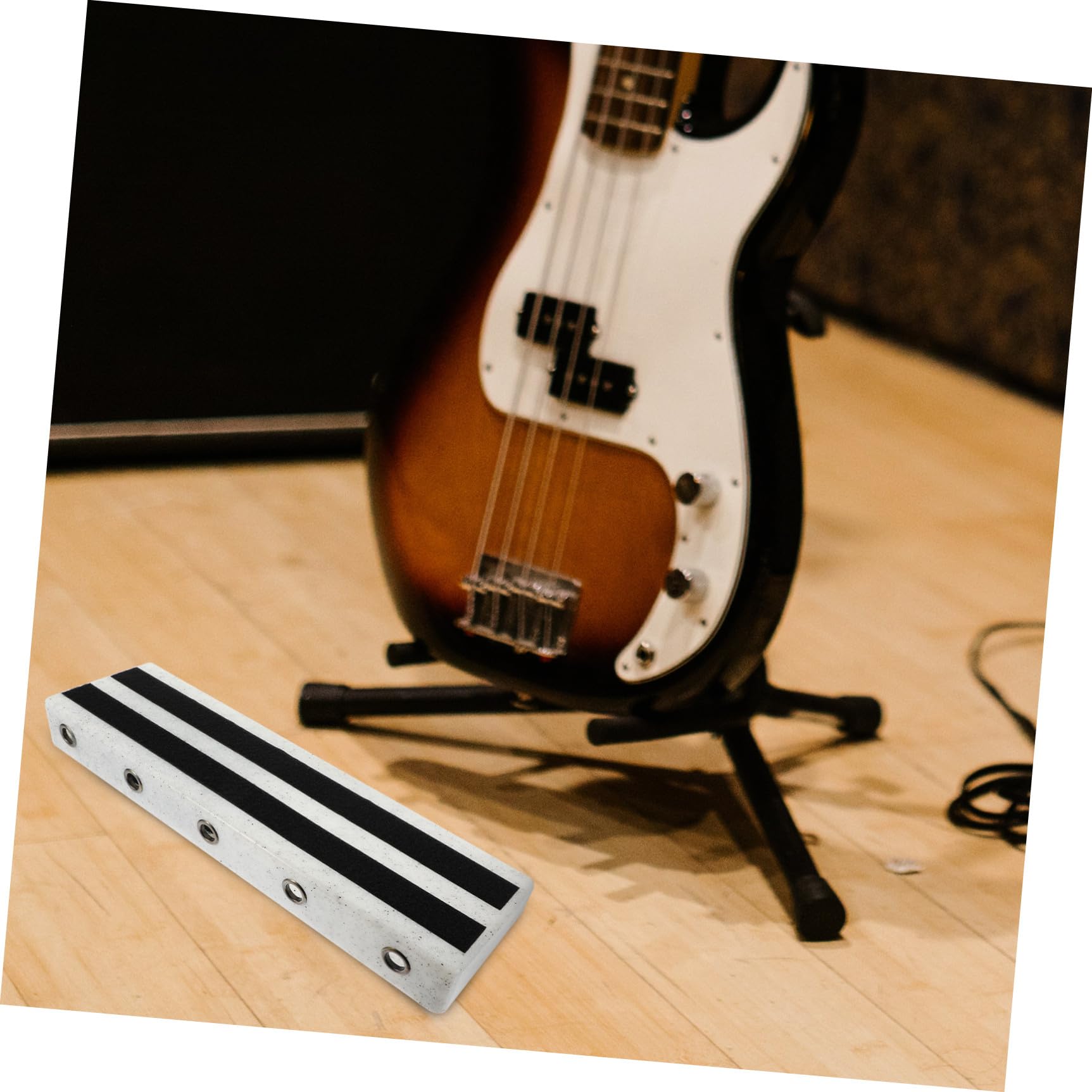 TOYANDONA Pedalera Para Guitarra Eléctrica Base De Efectos y Práctica Con Diseño Seguro Soporte Para Organizar Pedales y Mejorar Rendimiento Directo
