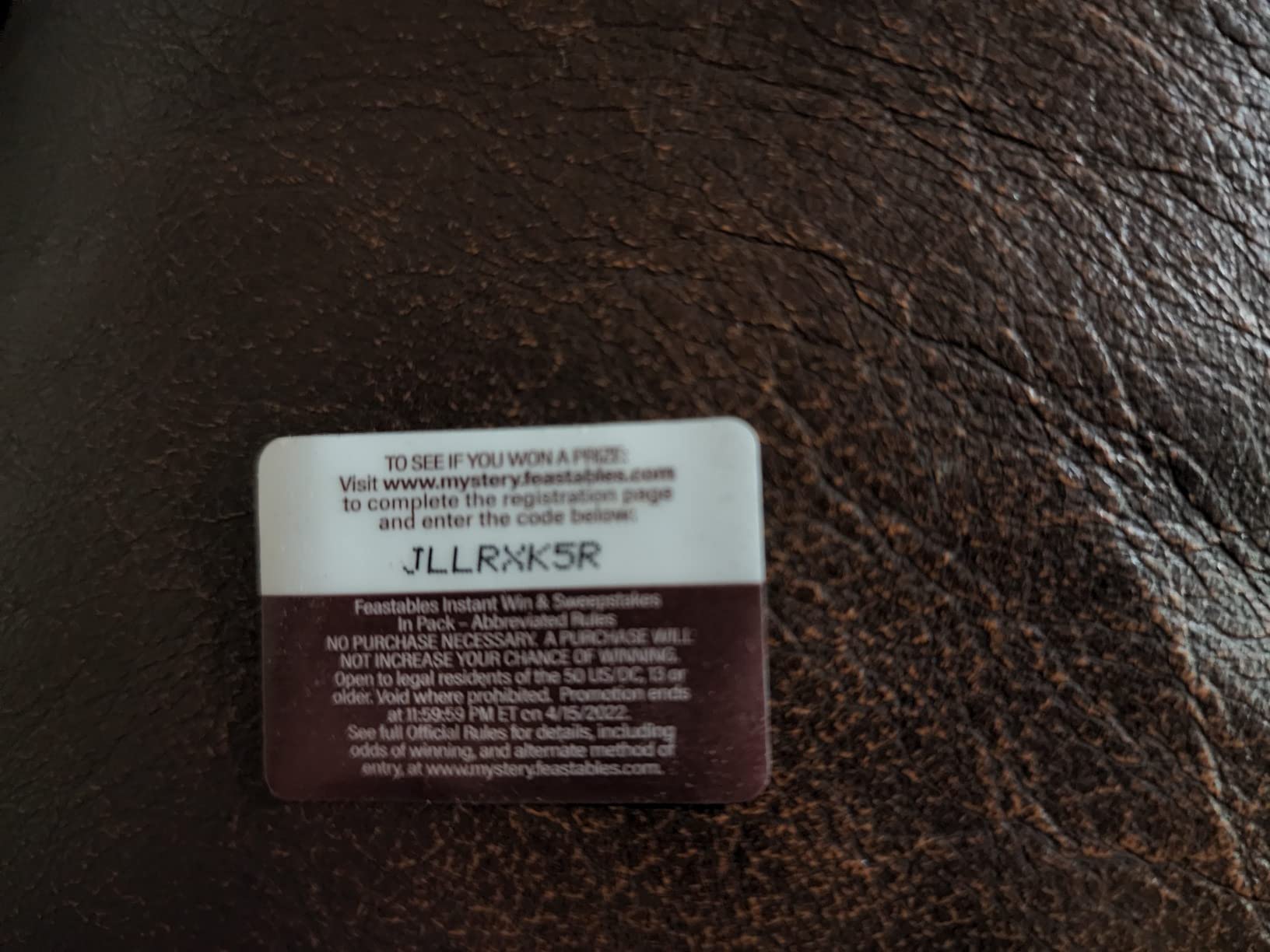 The contest ended 04/15/2022