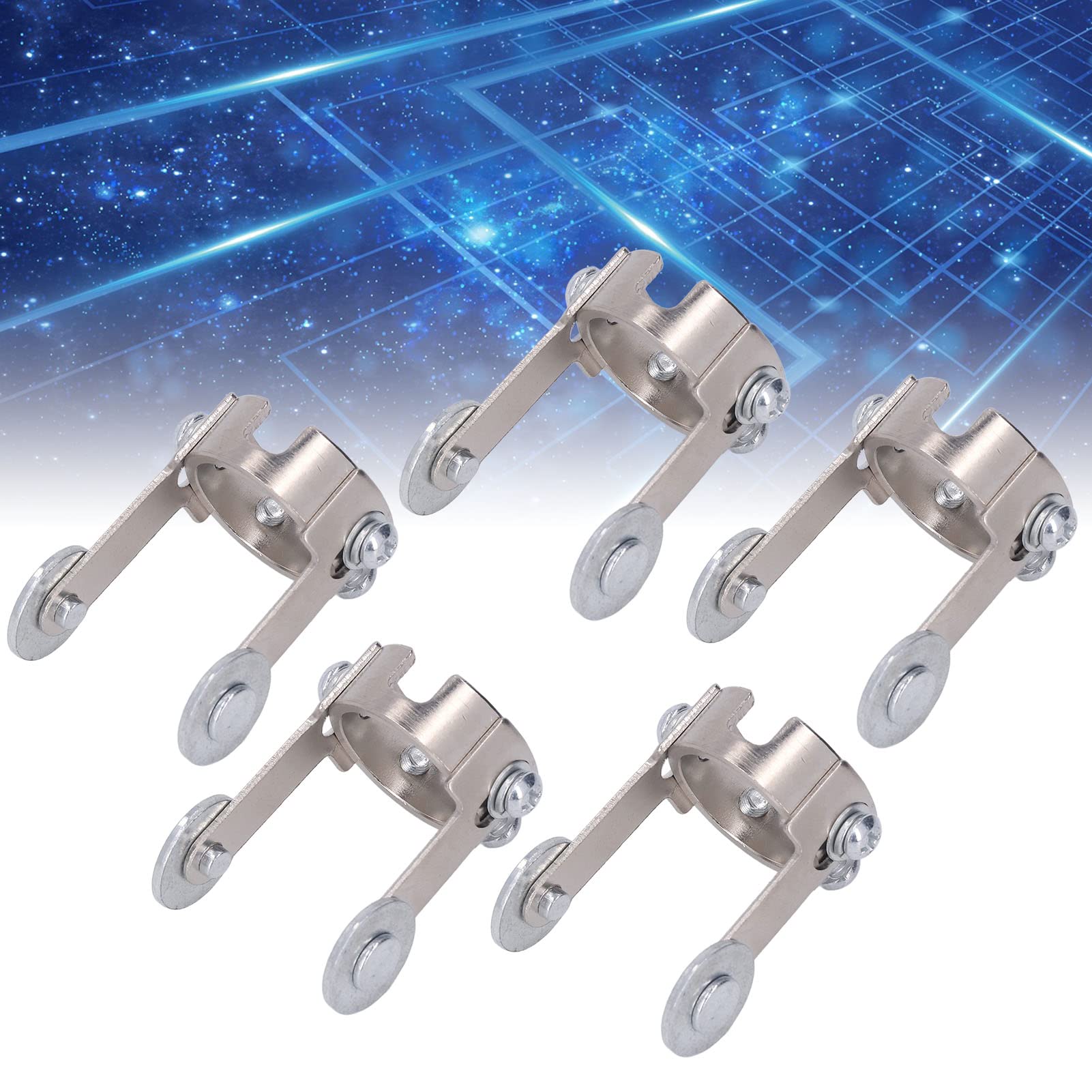 Natudeco 5Pcs Cutting Roller Guide Plasma Torch Cutting Guide Spacer Carbon Steel Dual Wheel Design Plasma Cutter Roller Guide Wheel for PT 31 LG 40