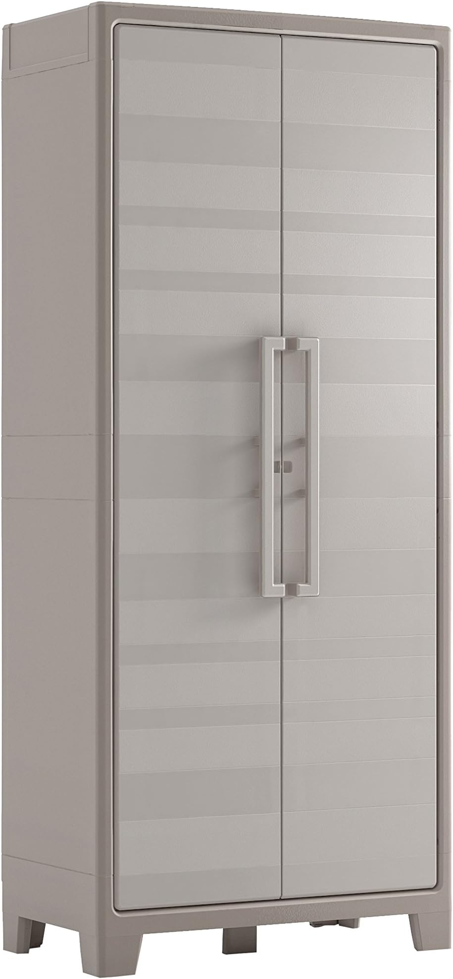 SIK Kis Gulliver Storage Combination Living Room Cabinet Storage Combination Floor Standing By The Wall Cabinet, Hinged Door, Taupe, Beige, 80x44x182 cm