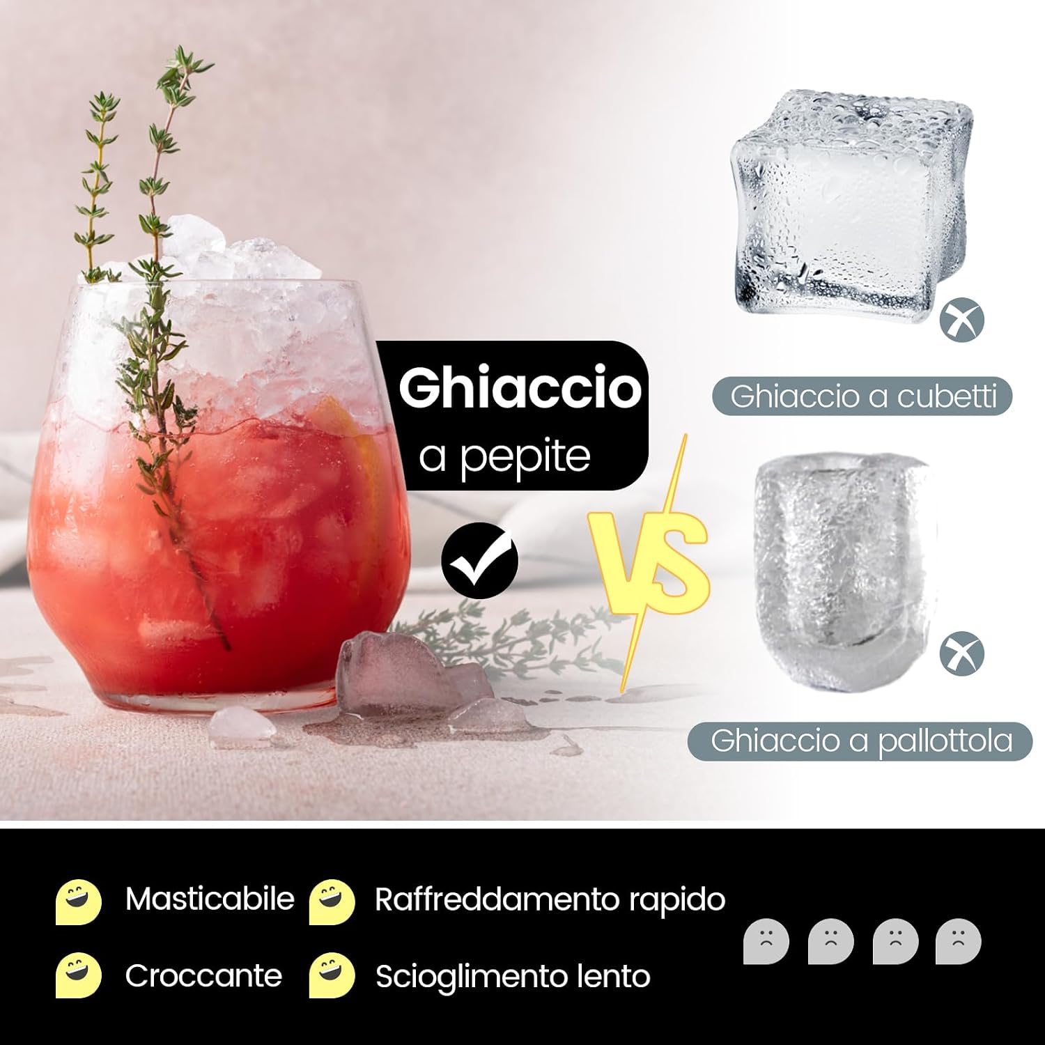Conception du réservoir et du système d'alimentation en eau de la machine à glaçons