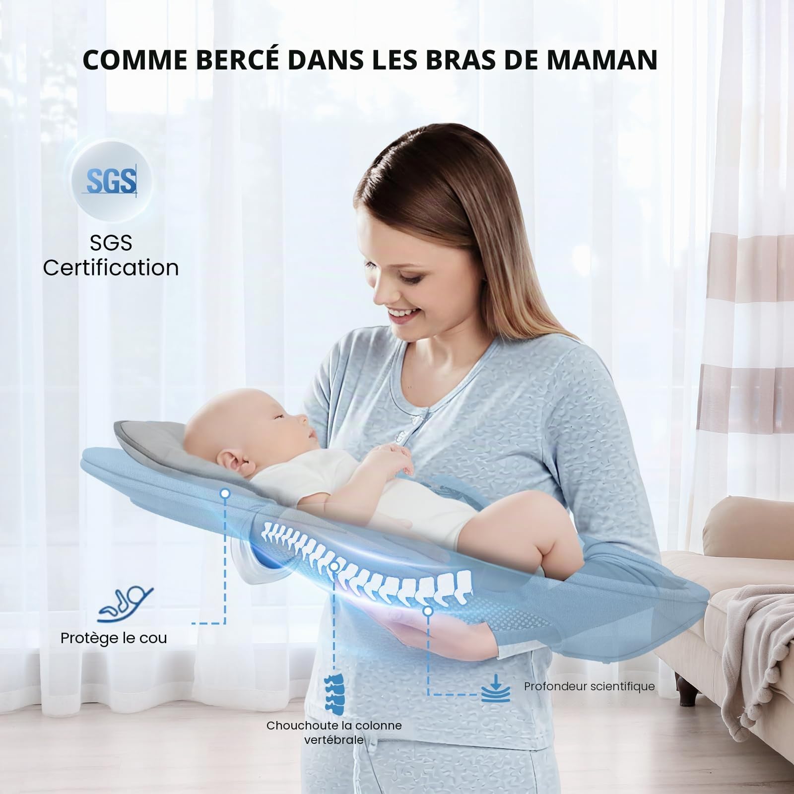 Transat Bébé Electrique, APP et Télécommande Balancelle Bébé Dès La Naissance à 9kg, Harnais à 5-Points Amélioré Balançoire pour Baby avec 3 minuteries, 5 Vitesses et 10 Mélodies (Gris)