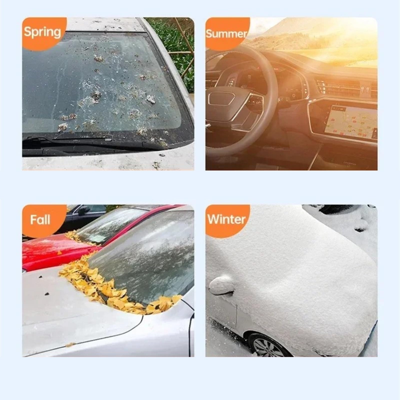 per Passat B5 B6 B7 Copertura per Parabrezza per Auto per Ghiaccio E Neve Copertura Parabrezza Auto Ghiaccio(158 * 126)