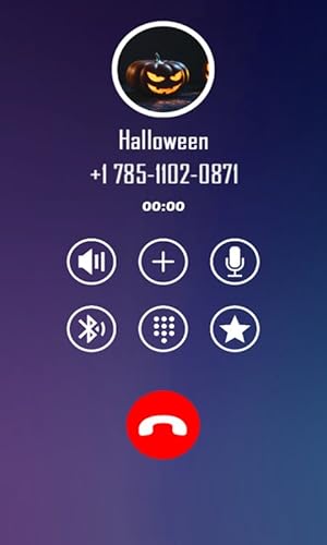 Fake call scary halloween