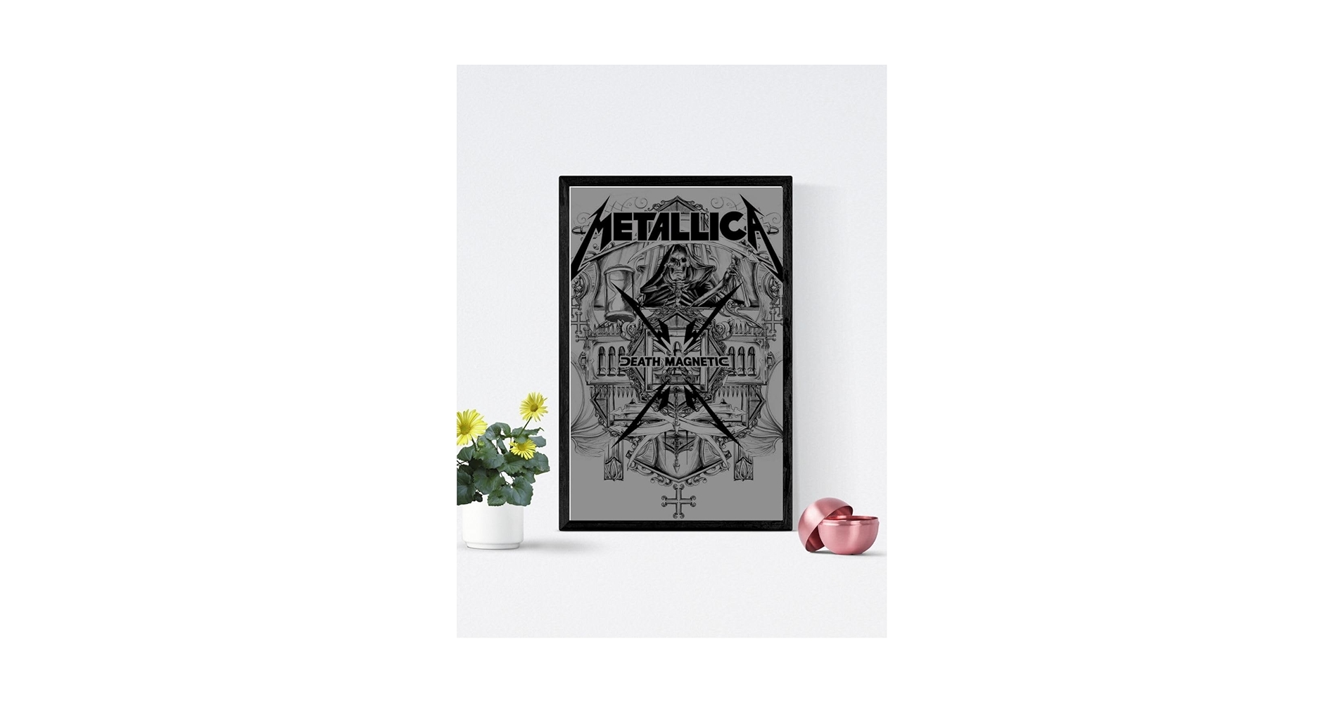 Soulhouse 'Metallica Death Magnetic' Album Art Poster
