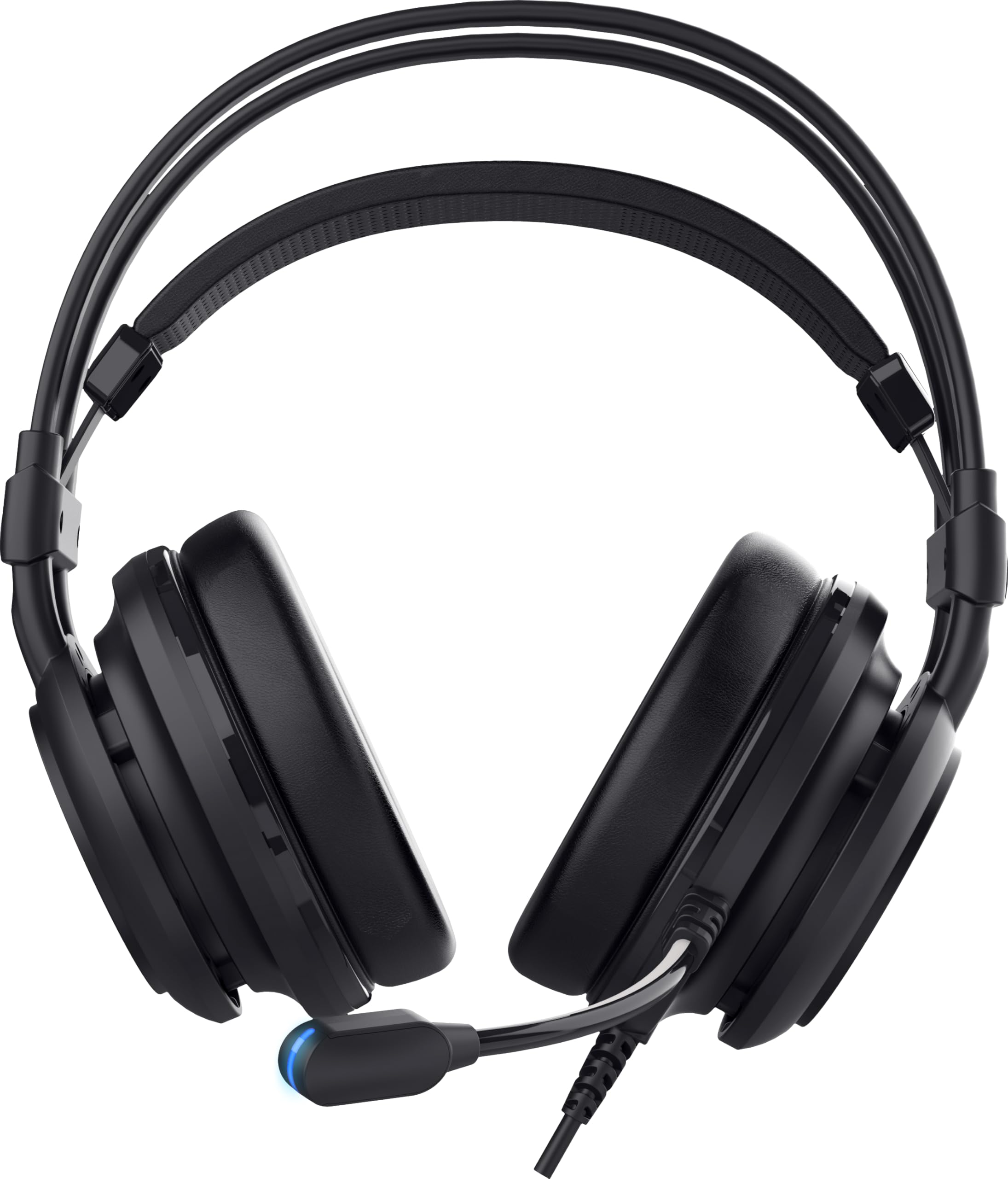 Yenkee Auriculares Gaming USB con Sonido Envolvente 7.1, Micrófono, Iluminación LED, 2,4 m