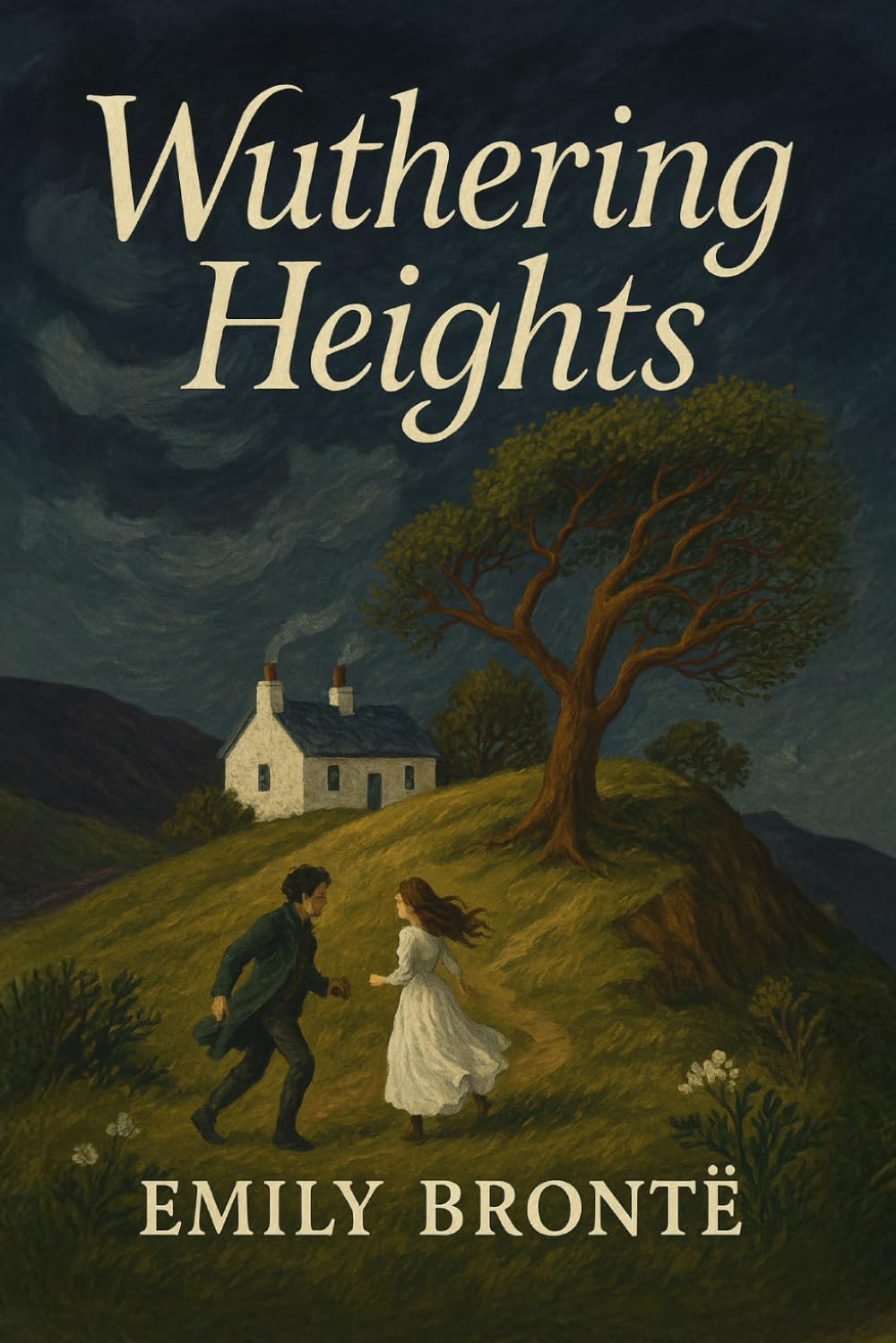 Wuthering Heights: Illustrated Book by Emily Brontë