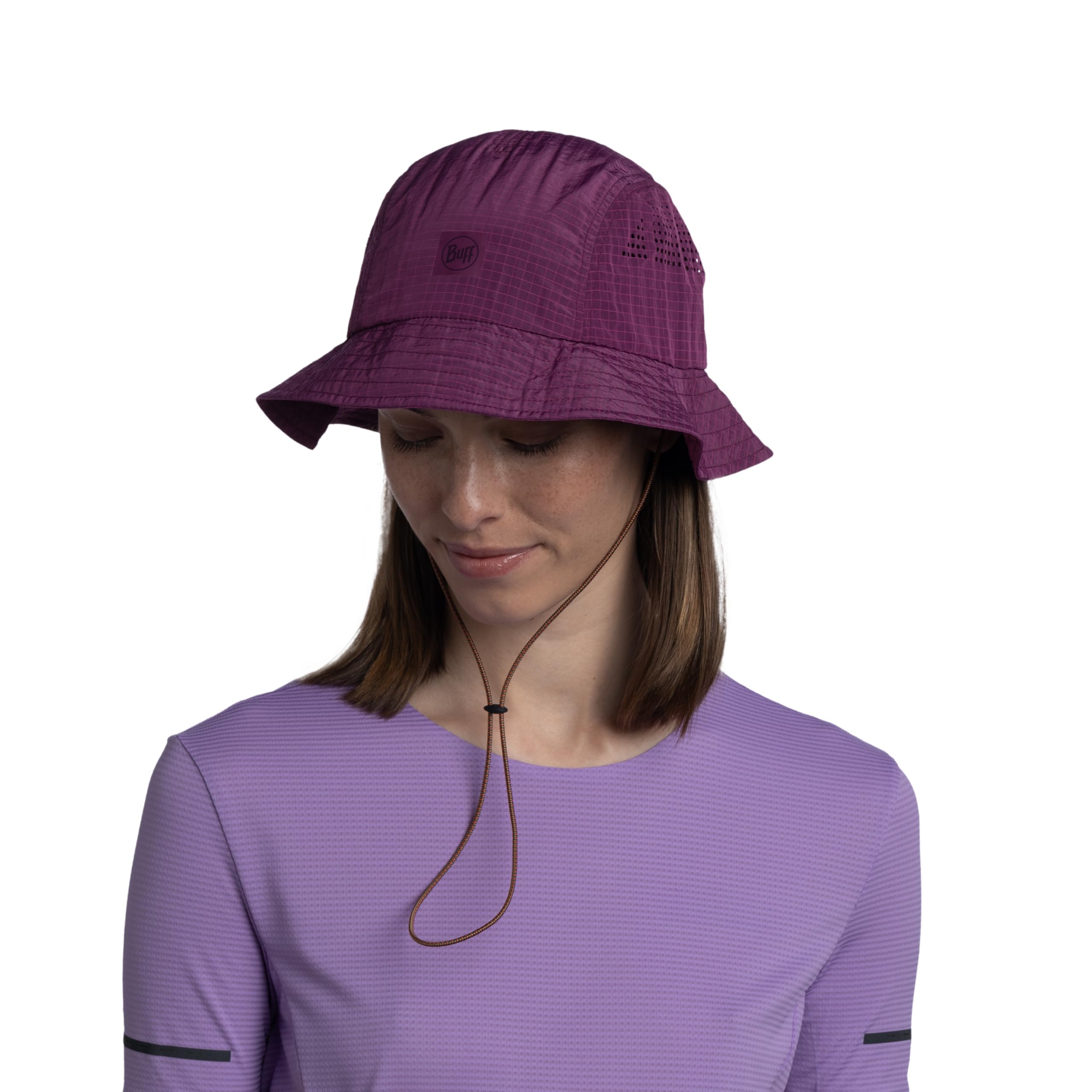 BUFF Go Bucket Hat Purplish Unisex Dorosły Rozmiar L/XL, Fioletowy, L