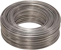 Hillman 20 Gauge Galvanized Steel Wire Rope 175ft Hobby Cable, Corrosion Resistant 15lb Capacity for Crafts & DIY