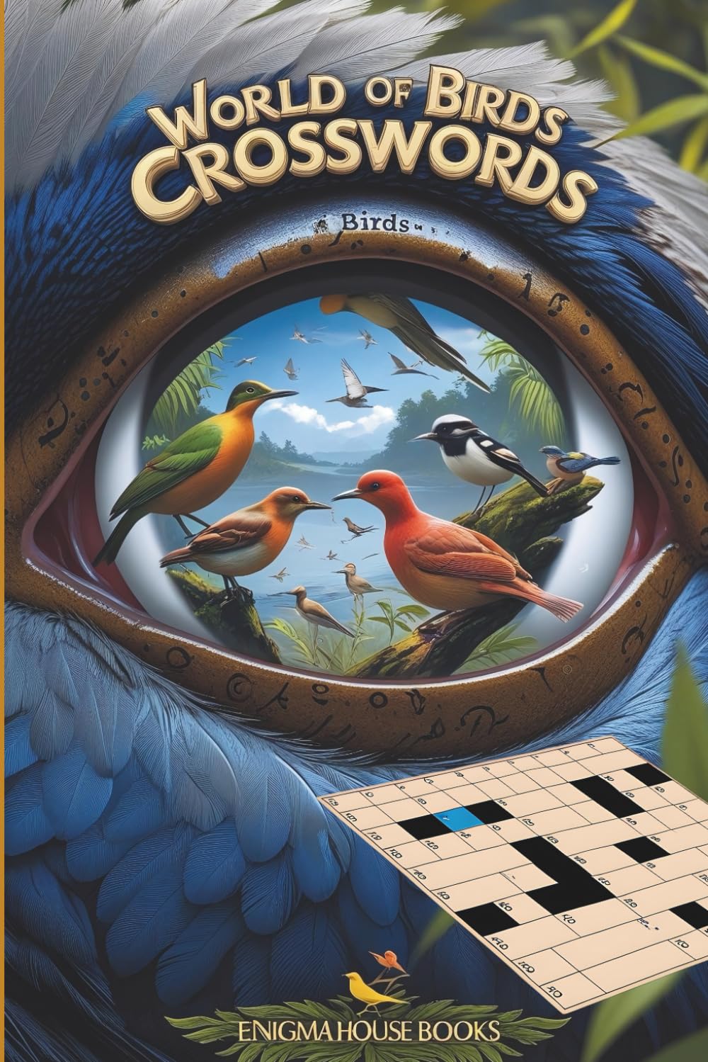 World of Birds Crosswords: Crossword Puzzles with Easy to Read Print about eagles, colorful songbirds, parrots and More | 50+ Puzzles... Perfect for Vacations, Holidays and Relaxation.