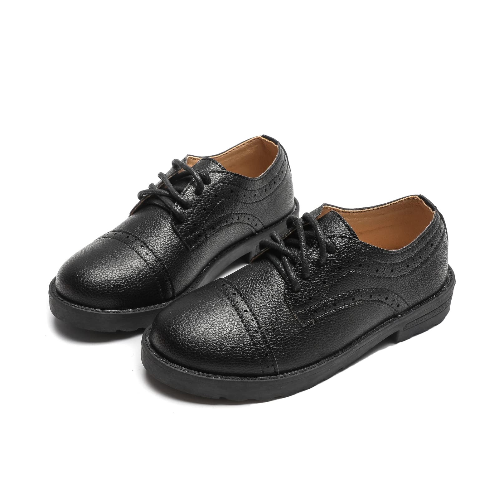 PPXID Jungen Schnürhalbschuhe Schule Uniform Hochzeit Anzugschuhe