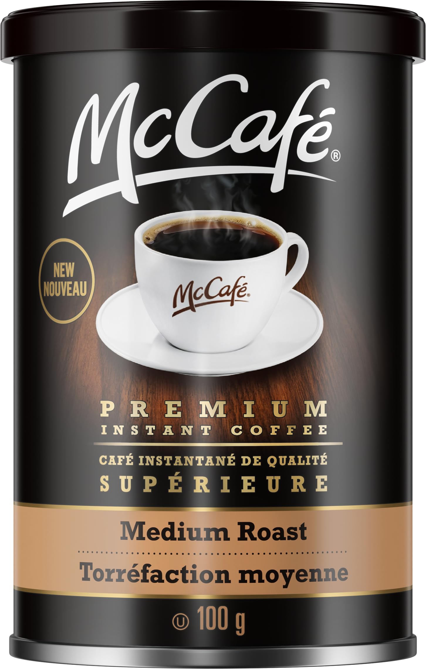 McCafe Premium Instant Coffee Medium Roast, 100g - 1