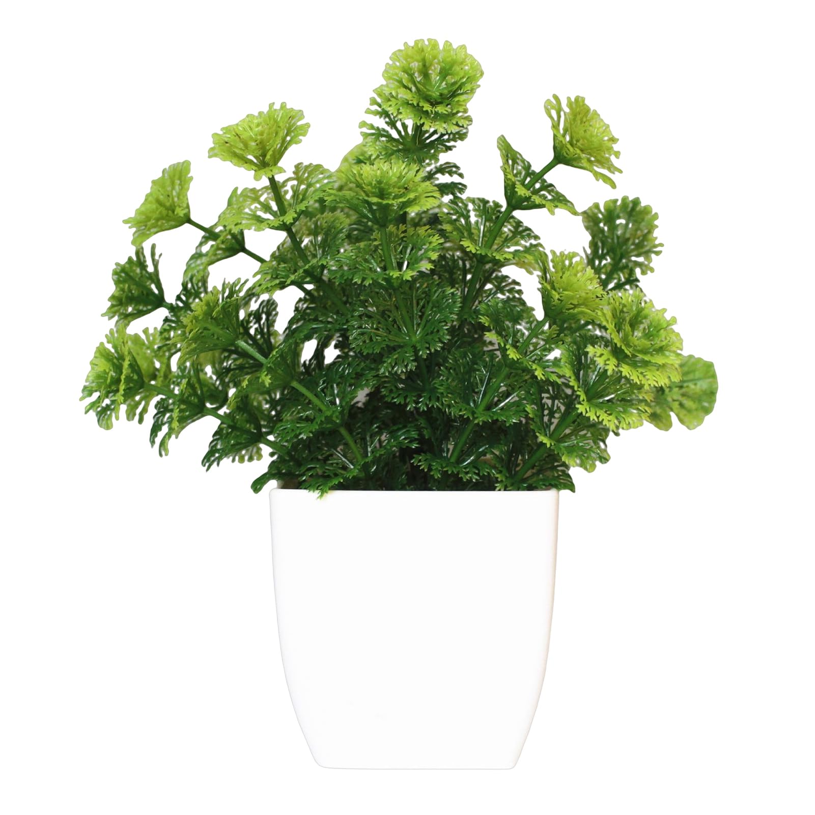 Artificial Bonsai, Artificial Plants Indoor Fake Plants Bonsai Tree Small Fake Plants 2.56" x 2.76"for Bookshelf Bathroom Home Décor, Farmhouse Zen Garden Room Decor L